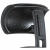 Bandscheiben-Drehstuhl Ortholetic-Balance mit Kopfstütze Echt-Leder schwarz mit Armlehnen
