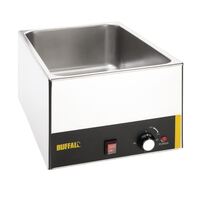 Buffalo Bain Marie Food Warmer Without Pans Adjustable Temperature - 20L