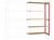 Breitfach-Steckregal Anbauregal mit 5 Holzverbundböden, HxBxT = 2000 x 1250 x 1000 mm | RPK2494.3003