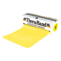 Thera Band ORIGINAL Übungsband Fitnessband Physioband 5,5 m, leicht, GELB, gelb