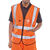 EXEC HI VIS WAISTCOAT ORANGE 6XL