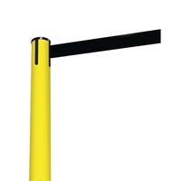 Tensabarrier® Advance retractable belt barrier system - standard 50mm web post - Coloured post