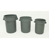 Budget heavy duty round plastic containers