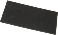 Detailabbildung - Zellkautschuk für Kunststoff-Reibebrett, 28x14 cm, schwarz, 10mm