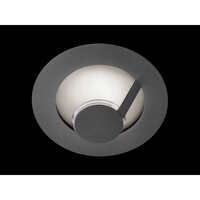 LED Wand-/Deckenleuchte FLAT, 1-flammig, 2700K oder 6500K, grau/silber, dimmbar