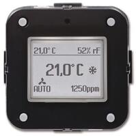 BJ Raumtemperaturregler mit 6109/28 CO2/Feuchte-Sensor, KNX