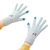 Ciepłe rękawiczki zimowe dotykowe do telefonu damskie zielone