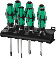 335/350/367/7 Rack screwdriver set Kraftform Plus Lasertip and rack - Wera Werk - 05320540001