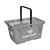 Shopping Basket / Picking Basket / Plastic Basket | 28l grey similar to RAL 7040 335 mm 260 mm 485 mm 1