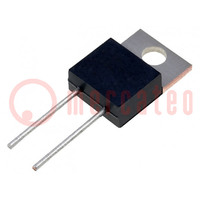Resistor: thick film; THT; TO220; 100Ω; 20W; ±5%; -55÷155°C