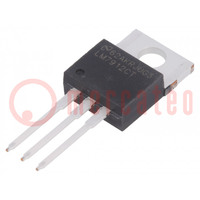 IC: voltage regulator; fixed; -12V; 1.5A; TO220; THT; tube; 0÷125°C