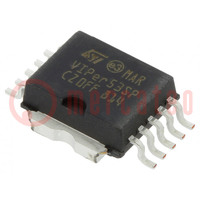 IC: driver; flyback; controller PWM; PowerSO10; 2A; 620V; Ch: 1
