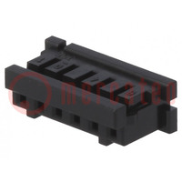 Connector: wire-wire/PCB; plug; female; PIN: 6; DF3; Pitch: 2mm