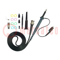 Probe: for oscilloscope; passive; 17MHz(1: 1),150MHz(10: 1); 300V