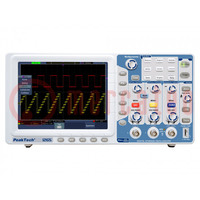 Oscilloscope: digital; Ch: 2; 30MHz; 125Msps; 10kpts; LCD TFT 8"
