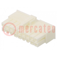 Plug; wire-wire/PCB; female; Mini-Fit Jr; 4.2mm; PIN: 18; for cable