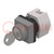 Switch: rotary with key; 22mm; Stabl.pos: 2; silver; none; IP65