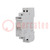 Relay: installation; bistable,impulse; NO x2; Ucoil: 110VAC; 16A