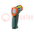 Infrared thermometer; LCD; -50÷650°C; Accur.(IR): ±(1%+1°C)