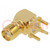Plug; SMA; female; angled 90°; 50Ω; THT; for cable; PTFE; Mat: brass