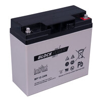 INTACT Block-Power BP12-24N 12V 24Ah AGM Versorgungsbatterie