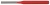 Splinttreiber, rot lackiert, poliert, 8,0 mm