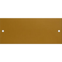 Thermograv-Schild, ohne Beschriftung, Größe (BxH): 7,2 x 2,0 cm Version: 08 - orangebraun RAL (8023) / Kern weiß