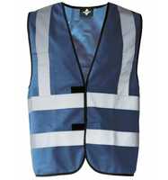 Korntex Hi-Vis Safety Vest With 4 Reflective Stripes Hannover KX140 5XL Navy