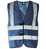 Korntex Hi-Vis Safety Vest With 4 Reflective Stripes Hannover KX140 3XL Navy