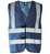 Korntex Hi-Vis Safety Vest With 4 Reflective Stripes Hannover KX140 5XL Navy