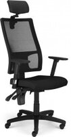 Krzesło obrotowe Nowy Styl EF019 Cooper Mesh HRUA, czarny