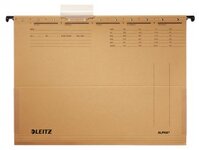 Teczka zawieszkowa kartonowa z rozciągliwymi bokami Leitz Alpha, A4, 348x260mm, 275g/m2, brązowy