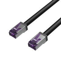 FLEXLINE® - CABLE DE CONEXIÓN (CAT. 6 A, S/FTP, DISEÑO CORTO, PIMF, 25 M), COLOR NEGRO