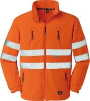 4-Protect veiligheids fleecejack Seattle oranje maat XL