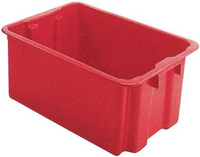 Draaistapelbak 60 l 650x450x280 mm rood