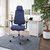 Bürostuhl / Chefsessel PRO-TEC 400 Stoff dunkelblau Alu poliert hjh OFFICE