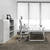 Bürostuhl / Drehstuhl BRETON PRO W Stoff / Netzstoff grau hjh OFFICE