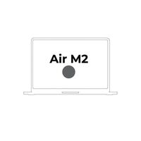 APPLE MACBOOK AIR M2 PORTáTIL 38,9 CM (15.3") APPLE M 8 GB 256 GB SSD WI-FI 6 (802.11AX) MACOS VENTURA GRIS