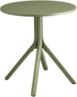 Tisch Pavonia; 70x73 cm (ØxH); grün; rund