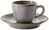 Espresso-Untertasse Sidina; 12x2.5 cm (ØxH); grau; rund; 6 Stk/Pck