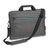 PEDEA Laptoptasche 17,3 Zoll (43,9cm) FASHION Notebook Umhängetasche mit Schultergurt, grau/blau