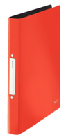 Ringbuch Solid, A4, PP, 2 Ringe, 25 mm, hellrot