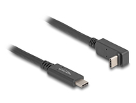 DeLOCK 80034 USB-kabel 1 m USB 3.2 Gen 2 (3.1 Gen 2) USB C Zwart