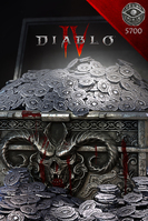 Microsoft Diablo IV - 5700 Platinum: 5000 + 700 Platinum Bonus