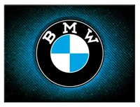 Nostalgic Art BMW Logo Blue Shine Kühlschrankmagnet Metall Mehrfarbig 1 Stück(e)