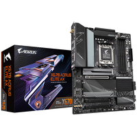 Gigabyte X670 AORUS ELITE AX Motherboard - Supports AMD Ryzen 8000 Series AM5 CPUs, 16*+2+2 Phases Digital VRM, up to 8000MHz DDR5 (OC), 1xPCIe 5.0 + 4xPCIe 4.0 M.2, Wi-Fi 6E, 2...