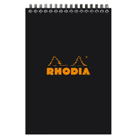 Rhodia 165009C bloc-notes A5 80 feuilles Noir