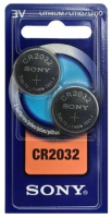 Sony 2x CR2032 3V Batería de un solo uso Litio