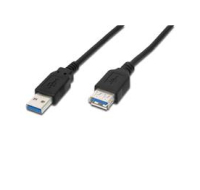 Digitus DK-300203-018-S USB-kabel USB 3.2 Gen 1 (3.1 Gen 1) USB A Zwart