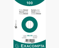 Exacompta 10802X indexkaart Wit